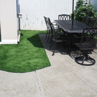 Grass Turf Cubero, New Mexico Paver Patio, Backyard Design