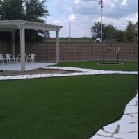 Synthetic Lawn San Ildefonso Pueblo, New Mexico Garden Ideas, Backyard Landscape Ideas