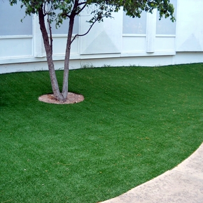 Fake Grass Pecos, New Mexico Paver Patio, Commercial Landscape