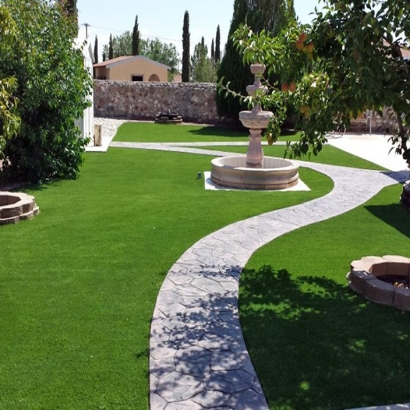 Plastic Grass Boles Acres, New Mexico City Landscape, Backyard Design