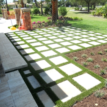 Plastic Grass Roy, New Mexico Paver Patio, Pavers