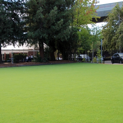 Synthetic Grass Pueblo of Sandia Village, New Mexico Backyard Playground, Commercial Landscape