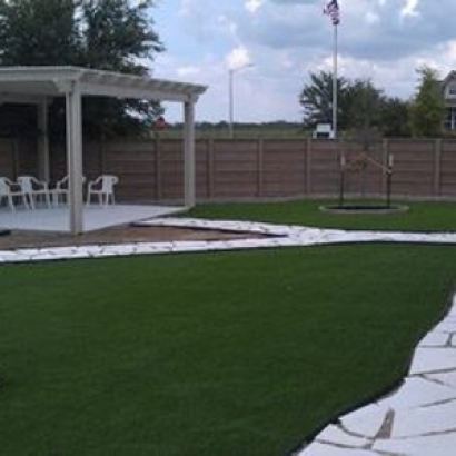 Synthetic Lawn San Ildefonso Pueblo, New Mexico Garden Ideas, Backyard Landscape Ideas