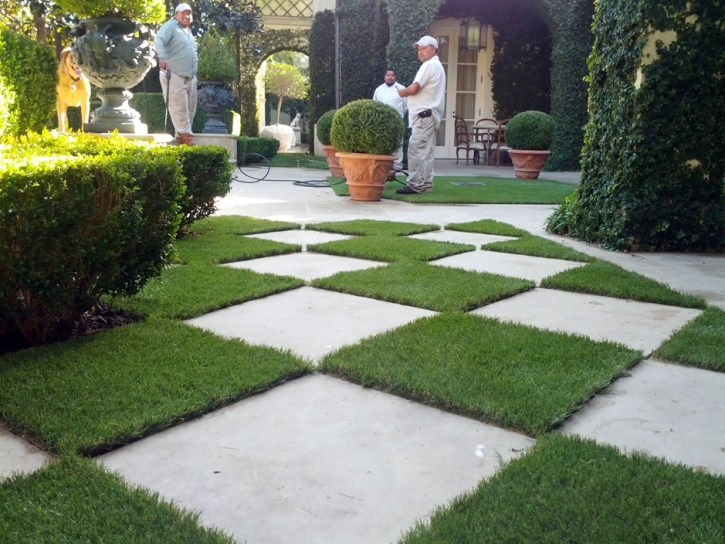 Artificial Grass Installation Vaughn, New Mexico Home And Garden, Pavers