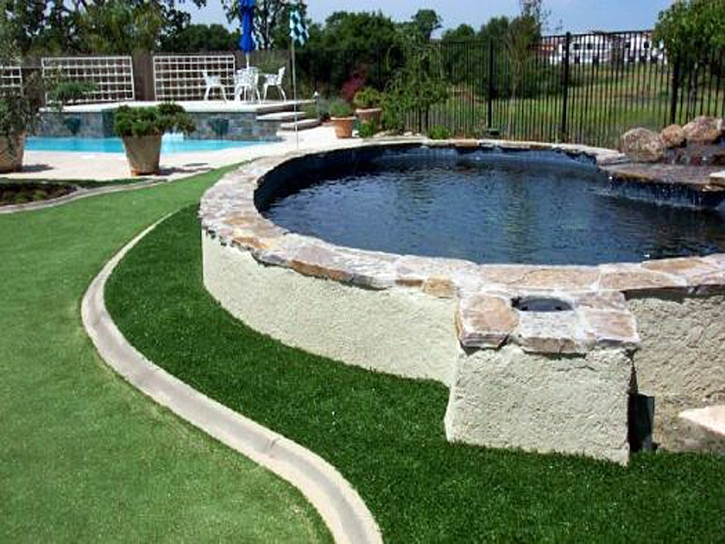 Artificial Turf Installation San Ysidro, New Mexico Home Putting Green, Swimming Pool Designs