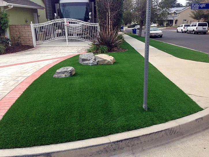 Best Artificial Grass Las Palomas, New Mexico Landscape Design, Front Yard Landscaping