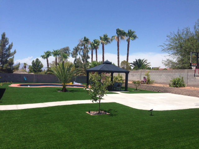 Grass Installation Los Lunas, New Mexico Rooftop, Backyard Landscaping Ideas