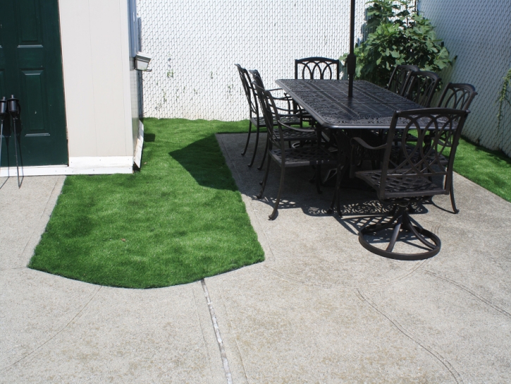 Grass Turf Cubero, New Mexico Paver Patio, Backyard Design