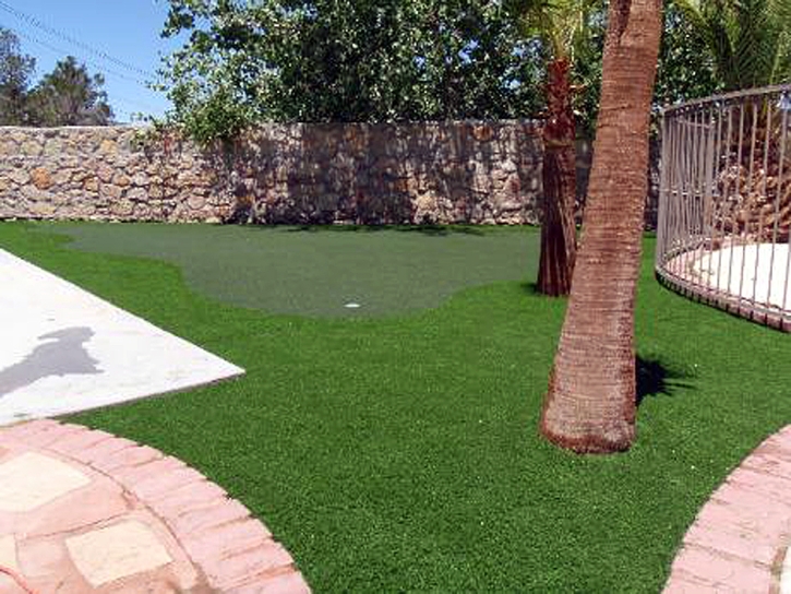 Green Lawn Texico, New Mexico Outdoor Putting Green, Backyard Landscape Ideas