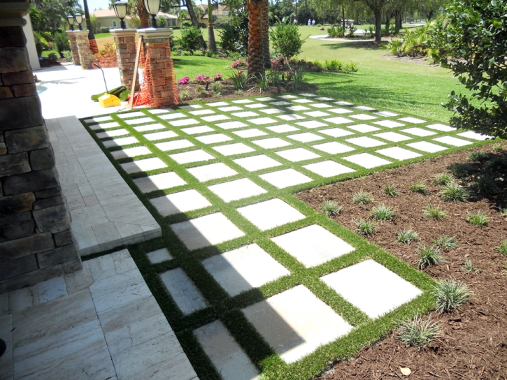 Plastic Grass Roy, New Mexico Paver Patio, Pavers